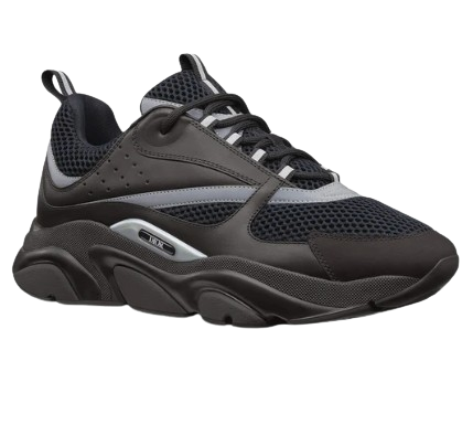 DIOR B22 Black Reflective Trainer