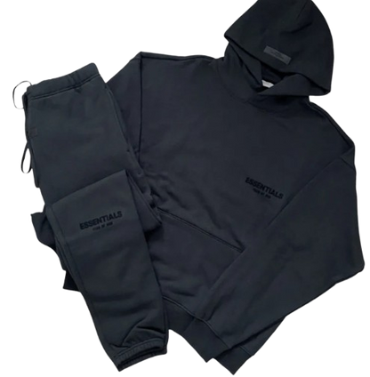 ESSENTIALS Black Tracksuit