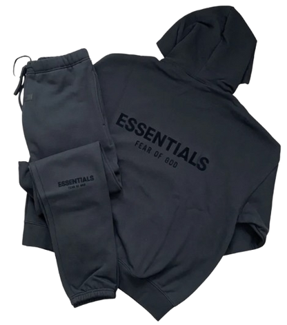 ESSENTIALS Black Tracksuit