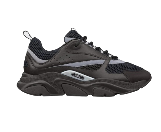 DIOR B22 Black Reflective Trainer