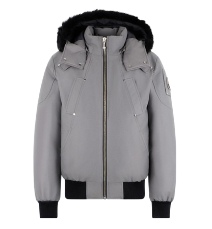 Moose Knuckles Original Ballistic Shearling Trim Bomber